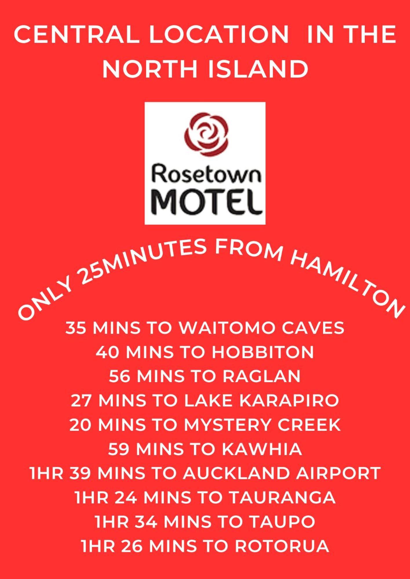 Rosetown Motel Te Awamutu Luaran gambar